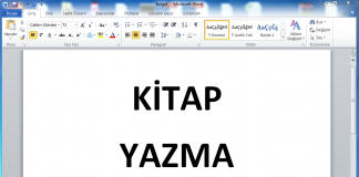 kitap yazma programı