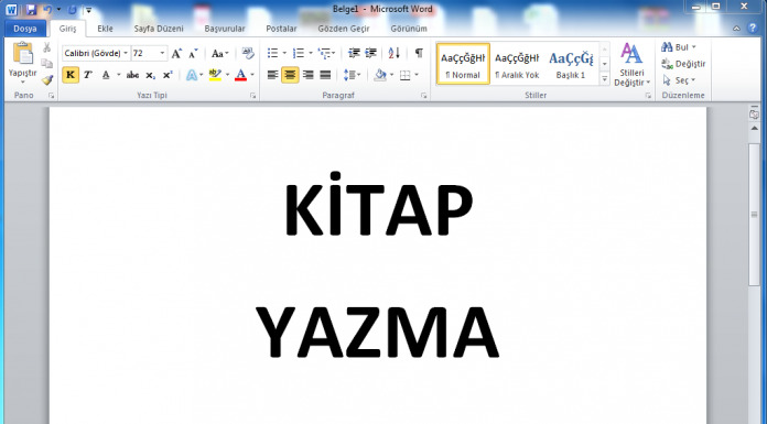Kitap Yazma Programı Önerisi kitap yazma programı